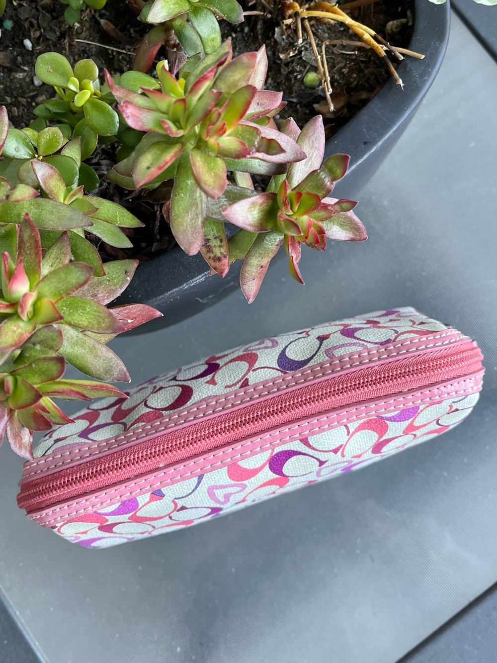 Vintage Coach Cosmetic Bag - Picture 7 of 10